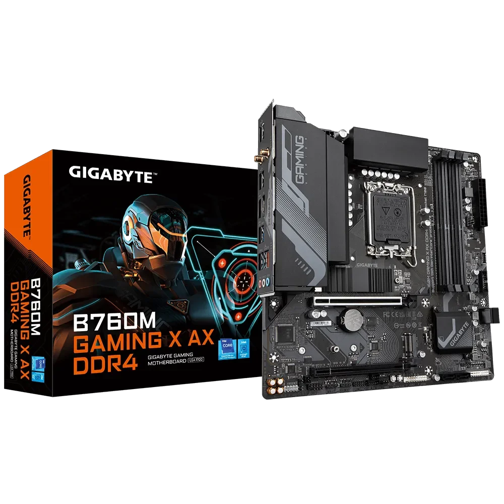 MAINBOARD-GIGABYTE-B760M_Placas-madre_12081_1.webp MAINBOARD GIGABYTE B760 GAMING X AX DDR4 - WI-FI - ATX - LGA 1700 - 13TH - DP/HDMI - Imagen 1