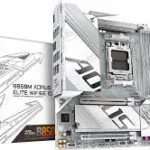 MAINBOARD GIGABYTE B850M AORUS ELITE WIFI6E ICE | AM5 | MICRO-ATX | BLANCA