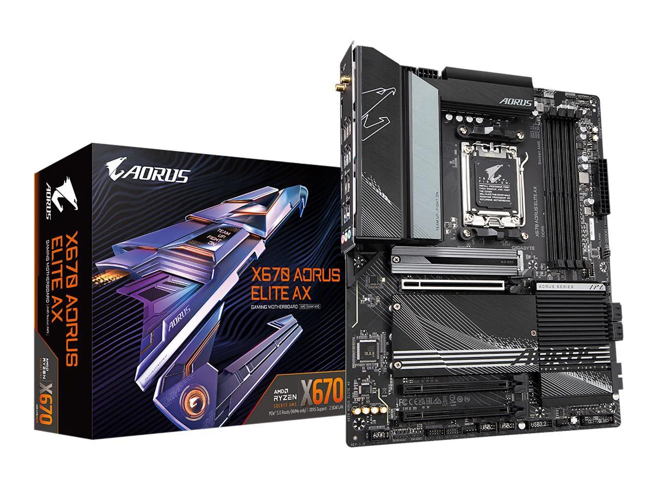 MAINBOARD-GIGABYTE-X670-AORUS-ELITE-AX-AMD-RYZEN-AM5-DDR5-WIFI-ATX-PCI-E-5.0-HDMI_Placas-madre_10967_1.webp MAINBOARD GIGABYTE X670 AORUS ELITE AX - AMD RYZEN AM5 - DDR5 - WIFI - ATX - PCI-E 5.0 - HDMI - Imagen 1