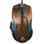 MOUSE GAMING EDITION STAR WARS MANDALORIAN - 11 BOTONES - 12400DPI - SENSOR OPTICO - CAFE (PMO-S202ML)