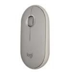 MOUSE LOGITECH PEBBLE M350 WIRELESS USB BLUETOOTH SILENCIOSO - ALMOND MILK (910-006658)