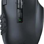 MOUSE RAZER GAMER NAGA V2 HYPERSPEED WIRELESS - 19 BOTONES PROGRAMABLES -30K - HASTA 400HRS - HYPERSCROLL - BLACK