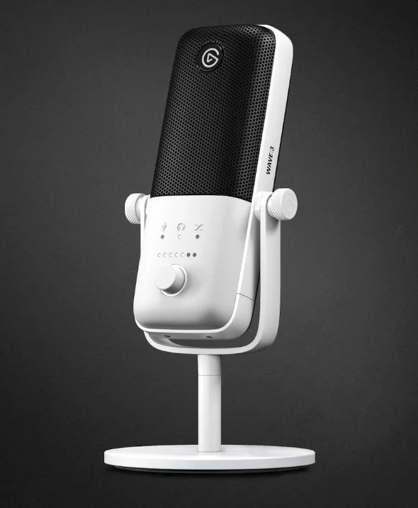 Microfono-ELGATO-WAVE3-Negro_MICROFONOS_14607_1.webp MICROFONO ELGATO WAVE:3 WHITE - CARDIODE - USB (10MAB9911) - Imagen 1