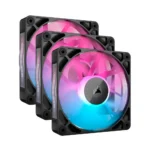 PACK 3 VENTILADORES CORSAIR ICUE LINK RX120 RGB - 120MM - 400-2100RPM - PWM - BLACK (CO-9051018-WW)