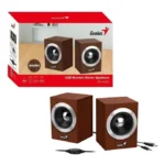 PARLANTE GENIUS SP-HF280 USB STEREO WOOD - 3.5MM - 6W