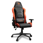 SILLA GAMER ERGONOMICA COUGAR ARMOR AIR - CILINDRO A GAS CLASE 4 - ORANGE/BLACK (CGR-ELI-GLB)