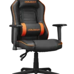 SILLA GAMER ERGONOMICA COUGAR FUSION S - CILINDRO A GAS CLASE 4 - ORANGE/BLACK (CGR-FUSSL)