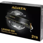 SSD ADATA LEGEND 900 2TB M.2 2280 PCIE GEN 4X4 - 3D NAND - READ 7.000MB/S - WRITE 5.400MB/S (SLEG-900-2TCS)