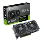 TARJETA DE VIDEO ASUS DUAL GEFORCE RTX 4060 8GB GDDR6 OC EDITION - GPU TWEAK III - DLSS 3 - HDMI/DP (DUAL-RTX4060-O8G-EVO)