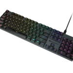 TECLADO MECANICO GAMING COUGAR LUXLIM - LOW PROFILE - SWITCH RED - USB - BLACK