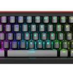 TECLADO MARVO KG962-B - 60% RGB - 100% ANTI-GHOSTING - USB TYPE-C - SWITCH BLUE - BLACK