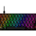 TECLADO MECANICO HYPERX ORIGINS 60% RGB - SWITCH LINEAR - 100% ANTI-GHOSTING - COMPATIBLE PS5™, PS4™, XBOX SERIES X|S™, XBOX ONE™ - BLACK (4P5N4AA)
