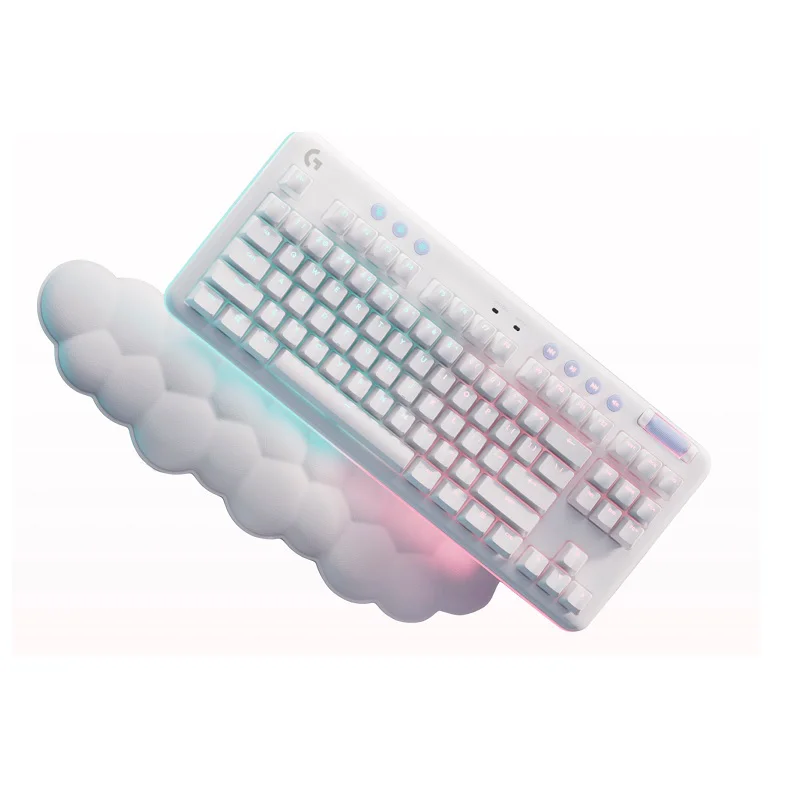 TECLADO-MECANICO-LOGITECH-G715-WIRELESS-RGB-LIGHTSPEED-BLUETOOTH-976G-GX-BROWN-TACTILE-WHITE-920-010453_TECLADOS_11161_1.webp Logitech G715 White Aurora Collection - (920-010453) - Imagen 1