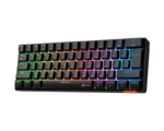 TECLADO MECANICO MEETION MT-MK005BT BLUETOOTH - 60% LED - OUTEMU BLUE SWITCH - USB TYPE-C - 556G - BLACK