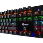 TECLADO MECANICO QUASAD QKM-G80 - RETROILUMINADO 9 MODOS - BLACK