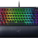 TECLADO MECANICO RAZER BLACKWIDOW V4 X 75% - RAZER CHROMA™ RGB - ABS - ORANGE LINEAL - BLACK (RZ03-05000200-R3U1)