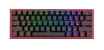 TECLADO MECANICO REDRAGON FIZZ PRO WIRELESS K616-RGB - 60% - DUST PROOF RED - 430G - USB-C - BLACK - Imagen 4