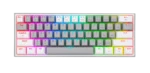 TECLADO MECANICO REDRAGON FIZZ PRO WIRELESS K616-RGB PW - 60% - DUST PROOF RED - 430G - USB-C - PINK/WHITE - Imagen 2