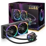 WATER COOLER ANTEC VORTEX 240 ARGB - LGA 115X/1200/1700 - AM4 - FAN 120MM - BLACK