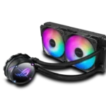 WATER COOLER ASUS ROG STRIX LC II 240 ARGB AURA SYNC - PWM/ DC - LGA 115X/1700/AM4/AM5 - BLACK (90RC00E1-M0AAY0)