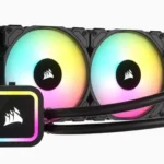 WATER COOLER CORSAIR iCUE H100X RGB ELITE - 2 FAN 120MM - LGA 115X 1700/AM4 AM5 (CW-9060065-WW)