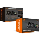 WATER COOLER COUGAR CGR-POSEIDON GT 240 - 3 PIN ARGB - SUPORT LGA 115X/1700/AM4/AM5
