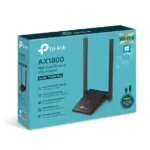ADAPTADOR USB TP-LINK ARCHER TX20U PLUS - WI-FI 6 - AX1800 - MU-MIMO - WPA3 - USB 3.0 - DOBLE BANDA