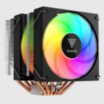 Air Cooler Gamdias Boreas M1-620 ARGB BLACK | 6-Tubos | 2x Fan 120mm