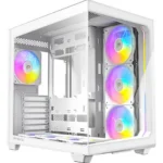 CASE ANTEC C5 WHITE - MID TOWER - DUAL CHAMBER - ATX - TEMPERED GLASS - INC. 7 FAN 120MM ARGB