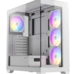 CASE ANTEC CX300 RGB ELITE - WHITE - MID TOWER - ATX - TEMPERED GLASS - 4 FAN 120MM ARGB