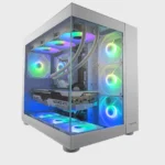 CASE COUGAR FV150 RGB - DUAL CHAMBER - MID TOWER - VIDRIO TEMPLADO - ATX - 4 FAN 120MM ARGB - NEGRO (CGR-5KA1B-RGB)