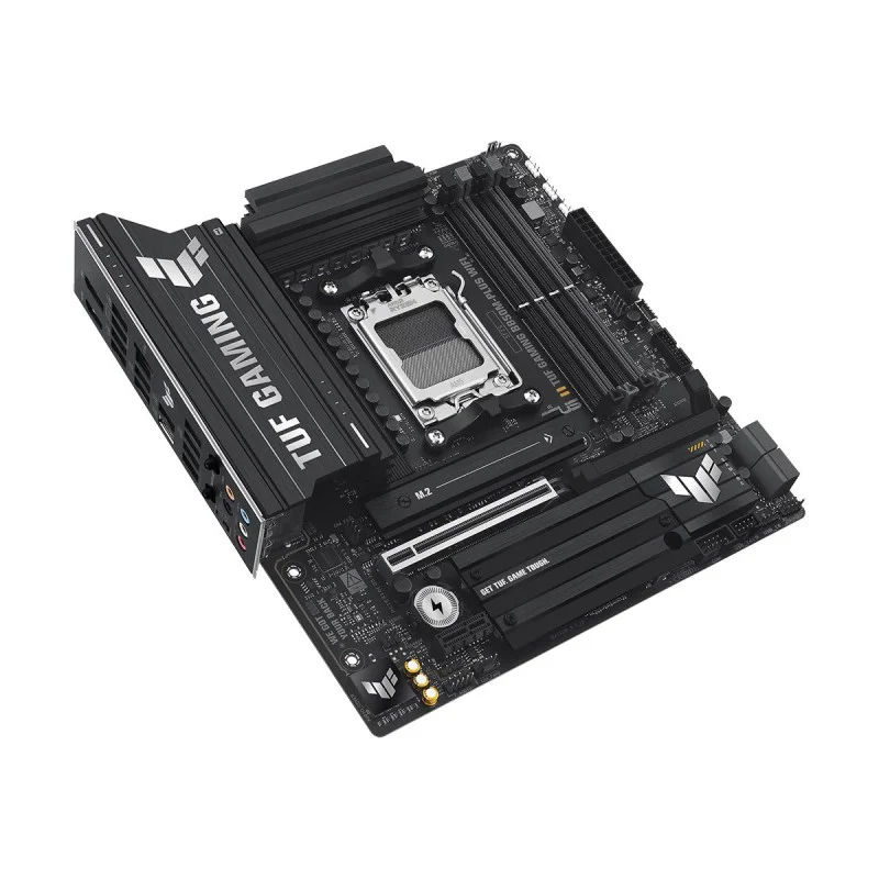 MAINBOARD-ASUS-TUF-GAMING-B850M-PLUS-WIFI-AMD-RYZEN-AM5-DDR5-MATX-DP-HDMI-AURA-SYNC-PCIE-5.0-BLACK-90MB1IY0-M0EAY0-_Placas-madre_16499_img12369_1.webp MAINBOARD ASUS TUF GAMING B850M-PLUS WIFI - AMD RYZEN AM5 - DDR5 - MATX - DP/HDMI - AURA SYNC - PCIE 5.0 - BLACK (90MB1IY0-M0EAY0) - Imagen 1