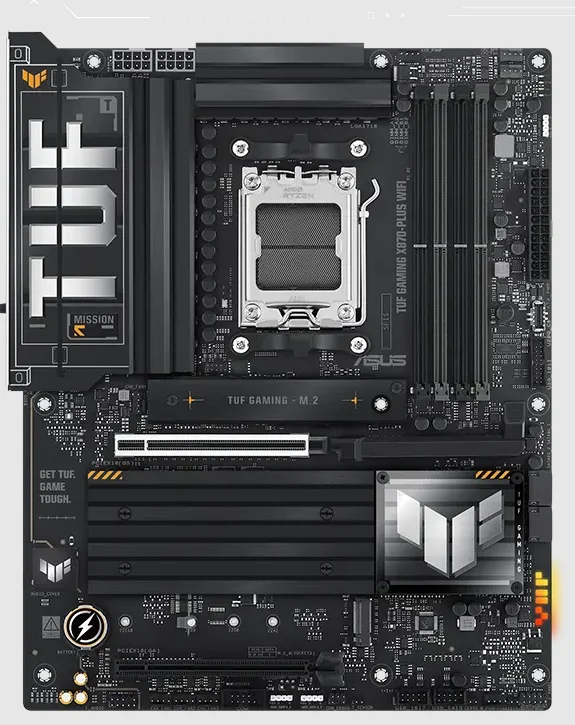 MAINBOARD-ASUS-TUF-GAMING-X870-PLUS-WIFI-AMD-AM5-DDR5-ATX-DP-1.4a-HDMI-2.1-90MB1IU0-M0EAY0-_Placas-madre_15769_img12151_1.webp Mainboard Asus TUF Gaming X870-PLUS WIFI - AMD AM5 - 4xDDR5 - ATX - Imagen 1