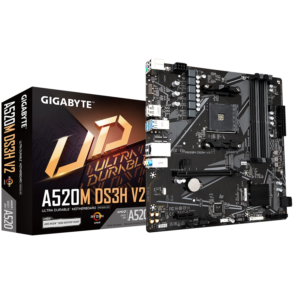 MAINBOARD-GIGABYTE-A520M-DS3H-V2-AMD-AM4-DDR4-MATX-HDMI-DP_Placas-madre_13220_img12137_1.webp MAINBOARD GIGABYTE A520M DS3H V2 AMD - AM4 - DDR4 - MATX - HDMI/DP - Imagen 1