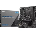 MAINBOARD MSI PRO H610M-S DDR4 - INTEL CORE 14TH - LGA1700 - MATX - HDMI/DP (911-7E44-012)