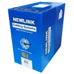 ROLLO DE CABLE UTP NEWLINK CAT 6 - 305M - EXTERIOR - BLUE/GRIS - 23 AWG - INDOOR (NEW-9806741)