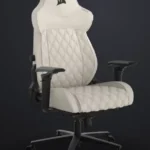 SILLA CORSAIR TC500 LUXE WHITE FROST - TEXTIL PREMIUM - REPOSABRAZOS OMNIFLEX (CF-9010067-WW)