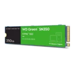 SSD WD GREEN SN350 250GB NVME M.2 2280 - 2400MB/S (WDS250G2G0C) - Imagen 2