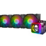 WATER COOLER COUGAR HELOR RGB - 360MM - SOCKET - 115X - AM4 - TR4 - 4 PIN PWM (RL-HLR360-V1)