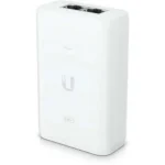 Inyector PoE+ UBIQUITI U-POE+ 48V 0.65A | 30W | 1 Gigabit | WHITE
