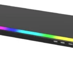 STAND MARVO PARA MONITOR DZ-01 - RGB - 4 PORT USB - TOUCH - BLACK