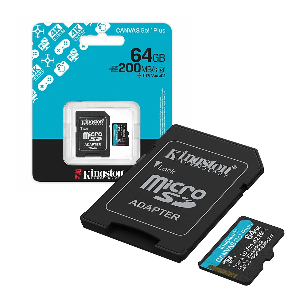 MEMORIA-MICRO-SD-KINGSTON-CANVAS-GO-PLUS-64GB-200MB-S-CLASE-10-CON-ADAPTADOR-SD-A2-V30-SDCG4-64GB-_MEMORIAS-FLASH_19205_img12559_1.webp MICRO-SD 64GB KINGSTON CANVAS GO! PLUS | 200MB/S + ADAPTADOR A2/V30 (SDCG4/64GB) - Imagen 1