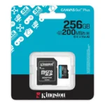 MICRO-SD 256GB KINGSTON CANVAS GO! PLUS | 200MB/S + ADAPTADOR A2/V30 (SDCG4/256GB) - Imagen 3