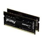 RAM KINGSTON FURY IMPACT 32GB 5600MT/s - SO-DIMM - CL40 - BLACK (KF556S40IB-32) - Imagen 2