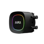 WATER COOLER GAMDIAS AURA GL240 DIGITAL ARGB - 240MM - 800 - 1800 RPM±10% - LGA 1851/AM5 - BLACK - Imagen 3
