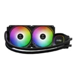 WATER COOLER GAMDIAS AURA GL240 DIGITAL ARGB - 240MM - 800 - 1800 RPM±10% - LGA 1851/AM5 - BLACK