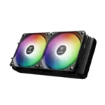 WATER COOLER GAMDIAS AURA GL240 LITE ARGB - 240MM - 800 - 1800 RPM±10% - LGA 1851/AM5 - BLACK - Imagen 2