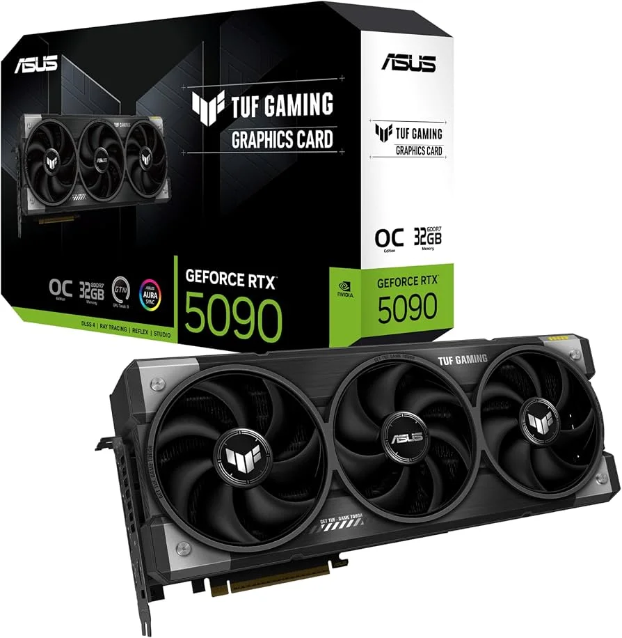TUF-RTX5090-O32G-GAMING-4004 TARJETA DE VIDEO ASUS TUF GAMING RTX5090 32GB GDDR7 - OC (TUF-RTX5090-O32G-GAMING) - Imagen 1