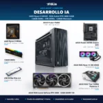 ASUS Agent Computer para Desarrollo IA con AMD Ryzen 9 9950X, ASUS ROG Astral RTX 5090 32GB, 128GB DDR5 y SSD 4TB – Tecnosmart