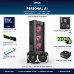 ASUS Agent Computer Personal AI con Intel Core Ultra 7 265, ASUS Dual RTX 5060 Ti 16GB, 32GB DDR5 y SSD 1TB – Tecnosmart